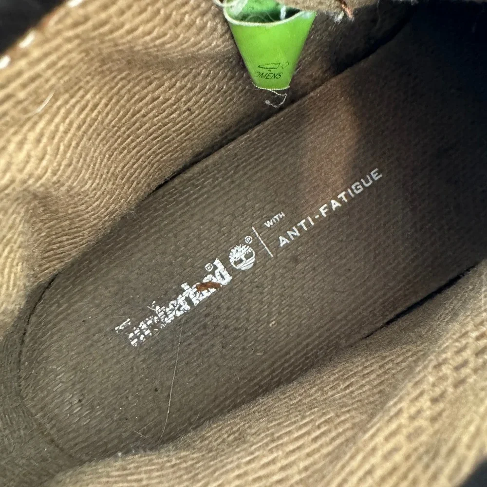 Timberland Womens Wheat Nubuck Waterproof Boots Tan Leather‎ Lace Up 6.5 M